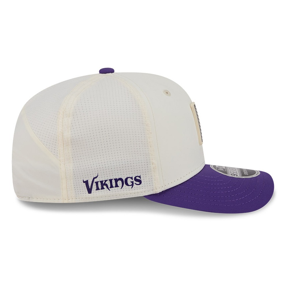 Minnesota Vikings Cream and Purple 2026 NFL Training Camp New Era 9SEVENTY Adjustable Hat