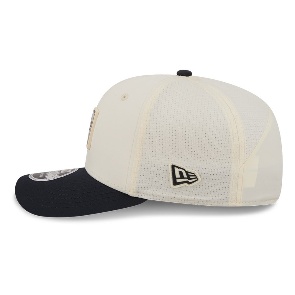 Houston Texans Cream and Navy 2026 NFL Training Camp New Era 9SEVENTY Adjustable Hat