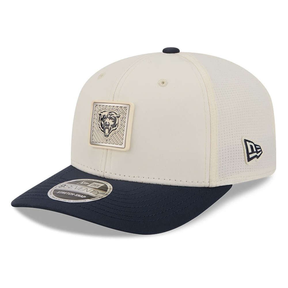 Chicago Bears Cream and Navy 2026 NFL Training Camp New Era 9SEVENTY Adjustable Hat