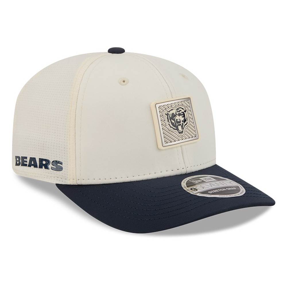 Chicago Bears Cream and Navy 2026 NFL Training Camp New Era 9SEVENTY Adjustable Hat