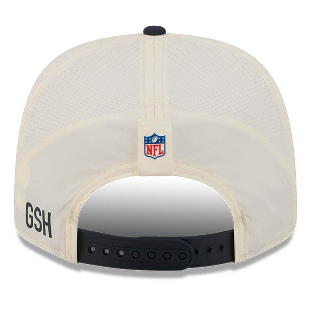 Chicago Bears Cream and Navy 2026 NFL Training Camp New Era 9SEVENTY Adjustable Hat