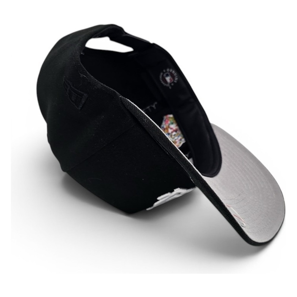 Los Angeles Dodgers Black and White Viva Los Dodgers Patch Leon in the Lab New Era 9FIFTY A-Frame Hat