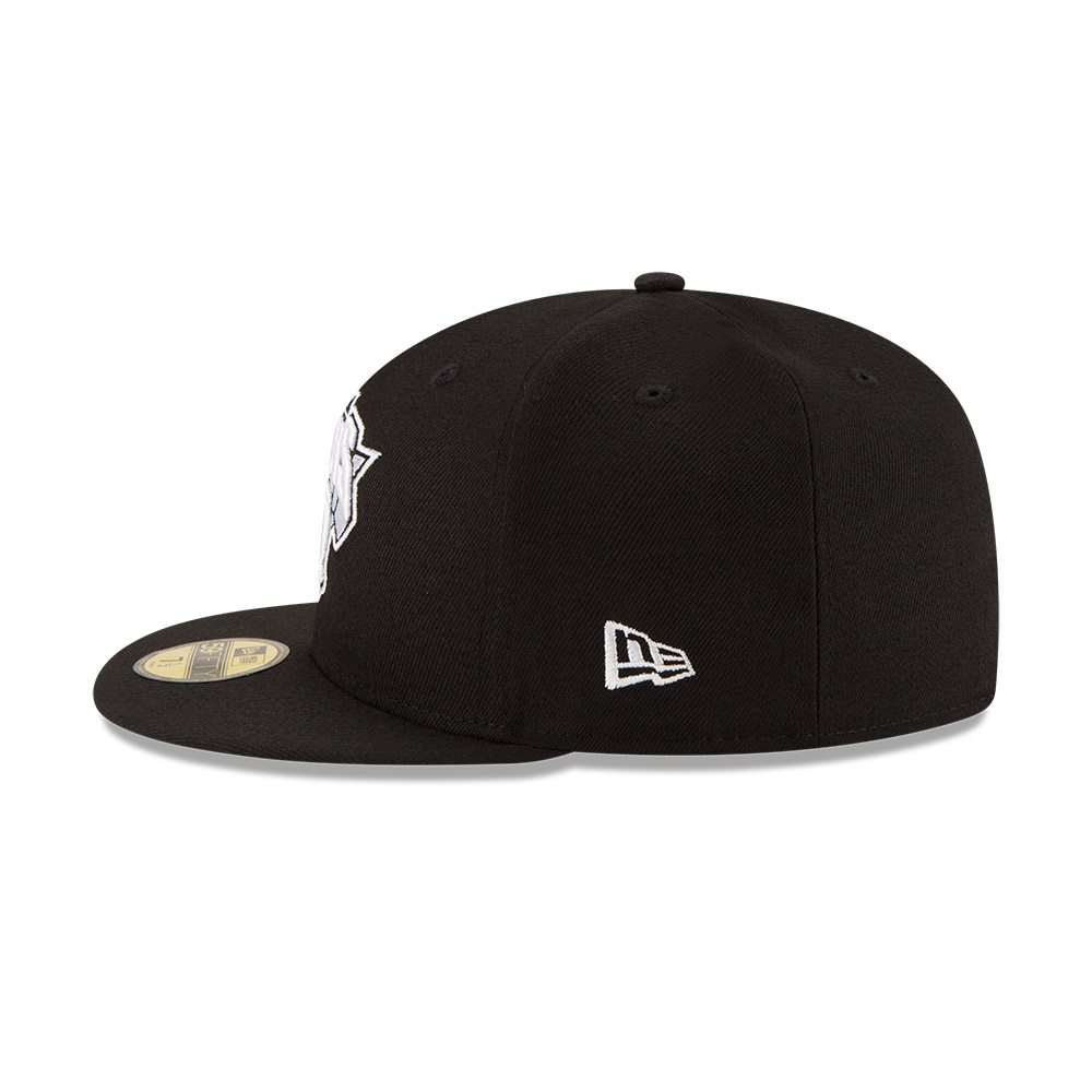 New York Knicks Black and White Era 59FIFTY Fitted Hat