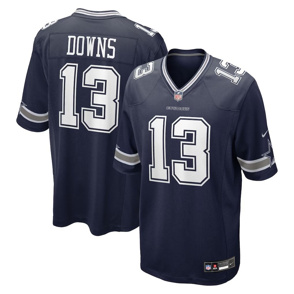 Dallas Cowboys Caleb Downs Navy Nike Home Game Jersey