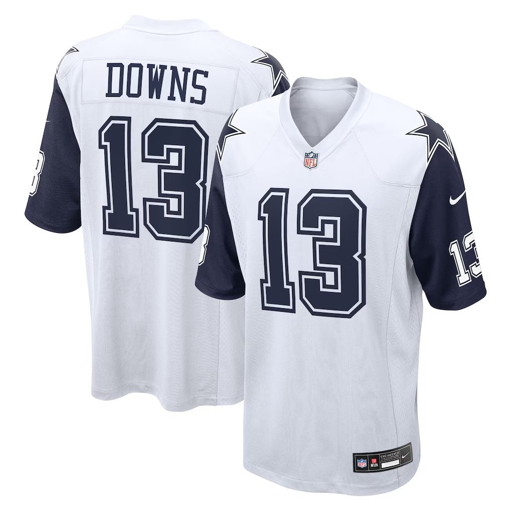 Dallas Cowboys Caleb Downs White Nike Alternate Game Jersey