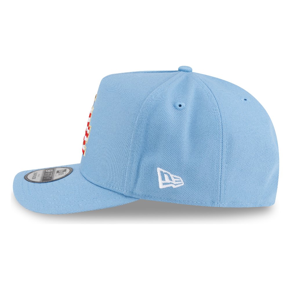 Los Angeles Dodgers Sky Blue USA Logo 250th Anniversary Patch New Era 9FIFTY A-Frame Snapback Hat