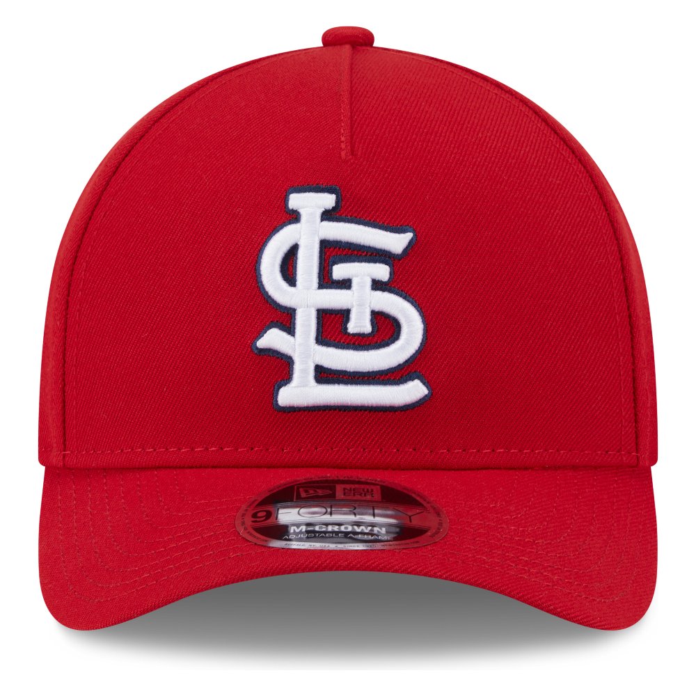 St. Louis Cardinals Red Primary Logo New Era 9FORTY M-Crown A-Frame Hat