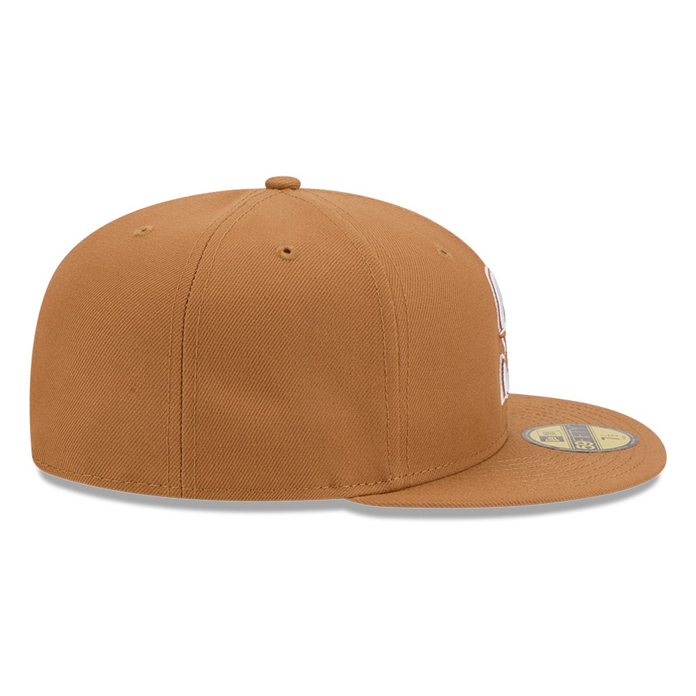 Seattle Mariners Bronze and White Basic New Era 59FIFTY Fitted Hat