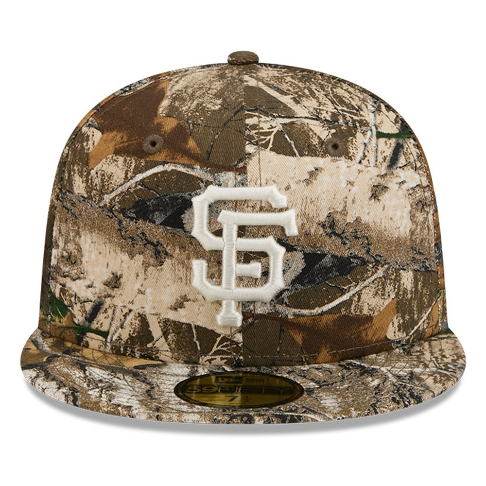 San Francisco Giants Realtree APX Camo Basic New Era 59FIFTY Fitted Hat