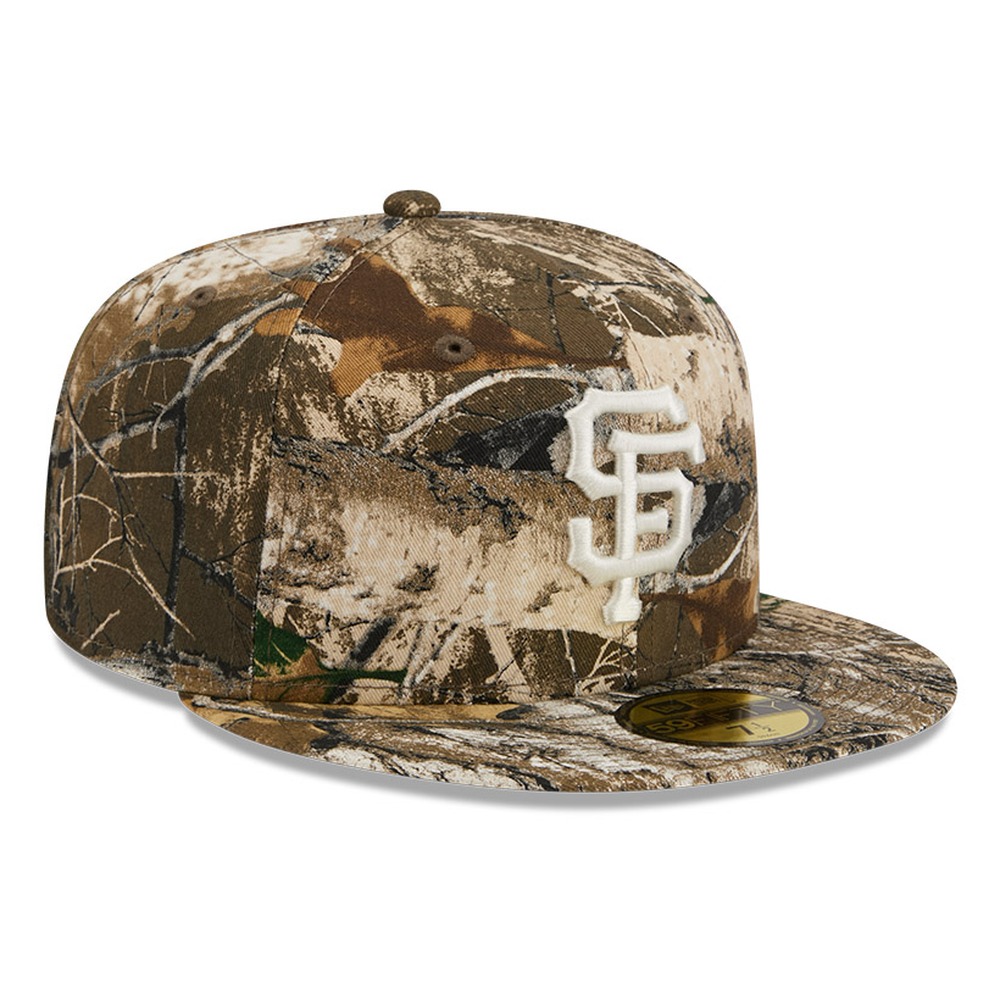 San Francisco Giants Realtree APX Camo Basic New Era 59FIFTY Fitted Hat