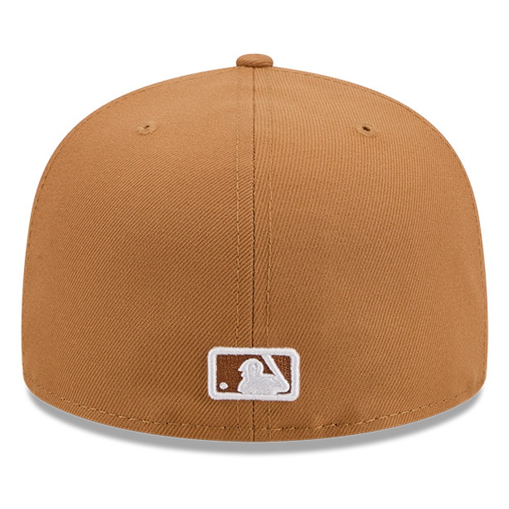 San Francisco Giants Bronze and White Basic New Era 59FIFTY Fitted Hat