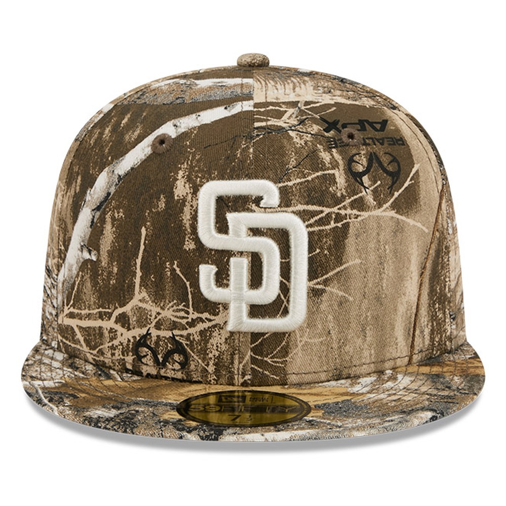 San Diego Padres Realtree APX Camo Basic New Era 59FIFTY Fitted Hat