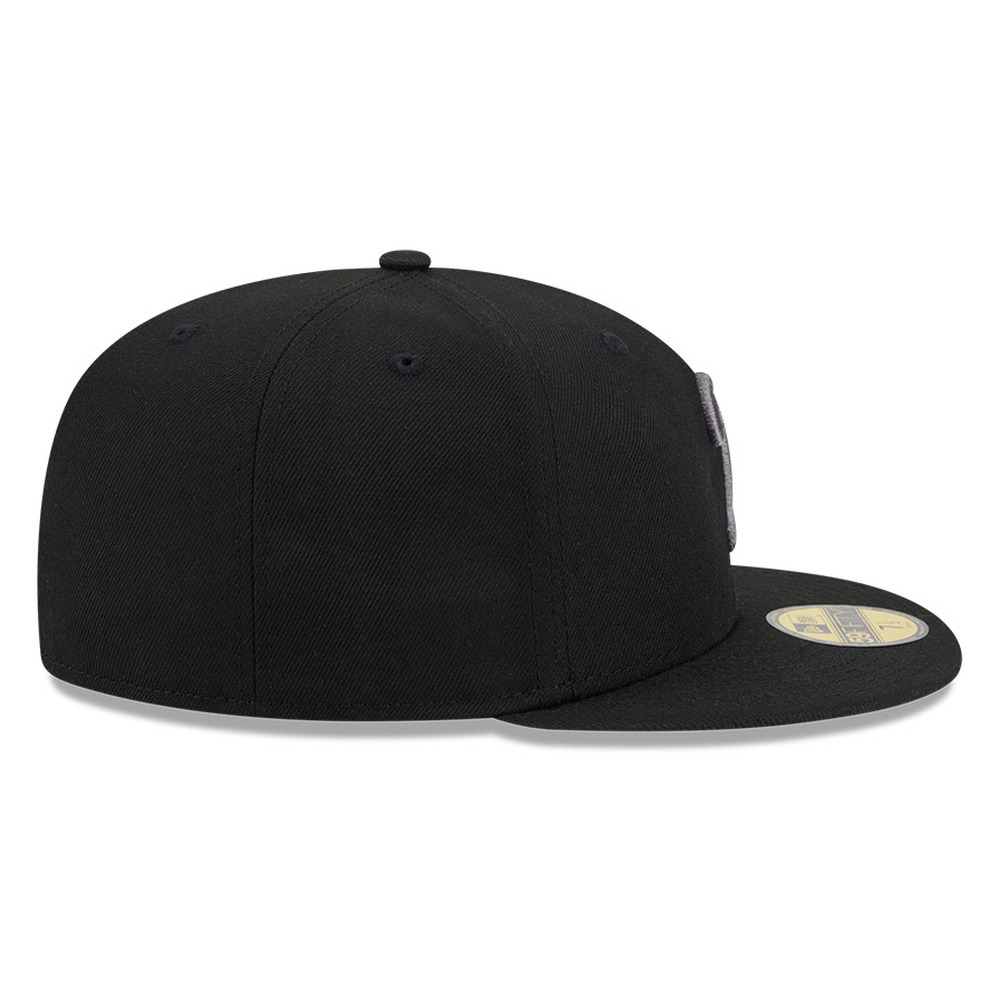 Philadelphia Phillies Black and Graphite Basic New Era 59FIFTY Fitted Hat