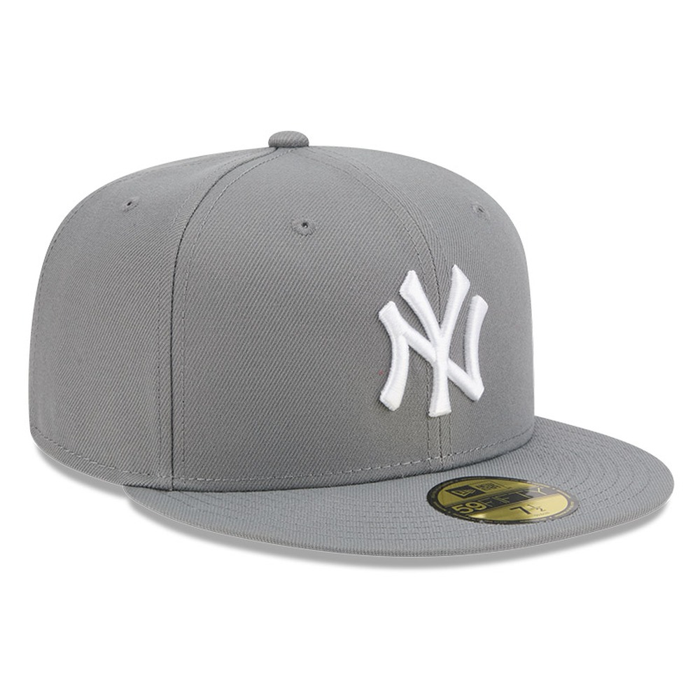 New York Yankees Medium Grey Basic Era 59FIFTY Fitted Hat