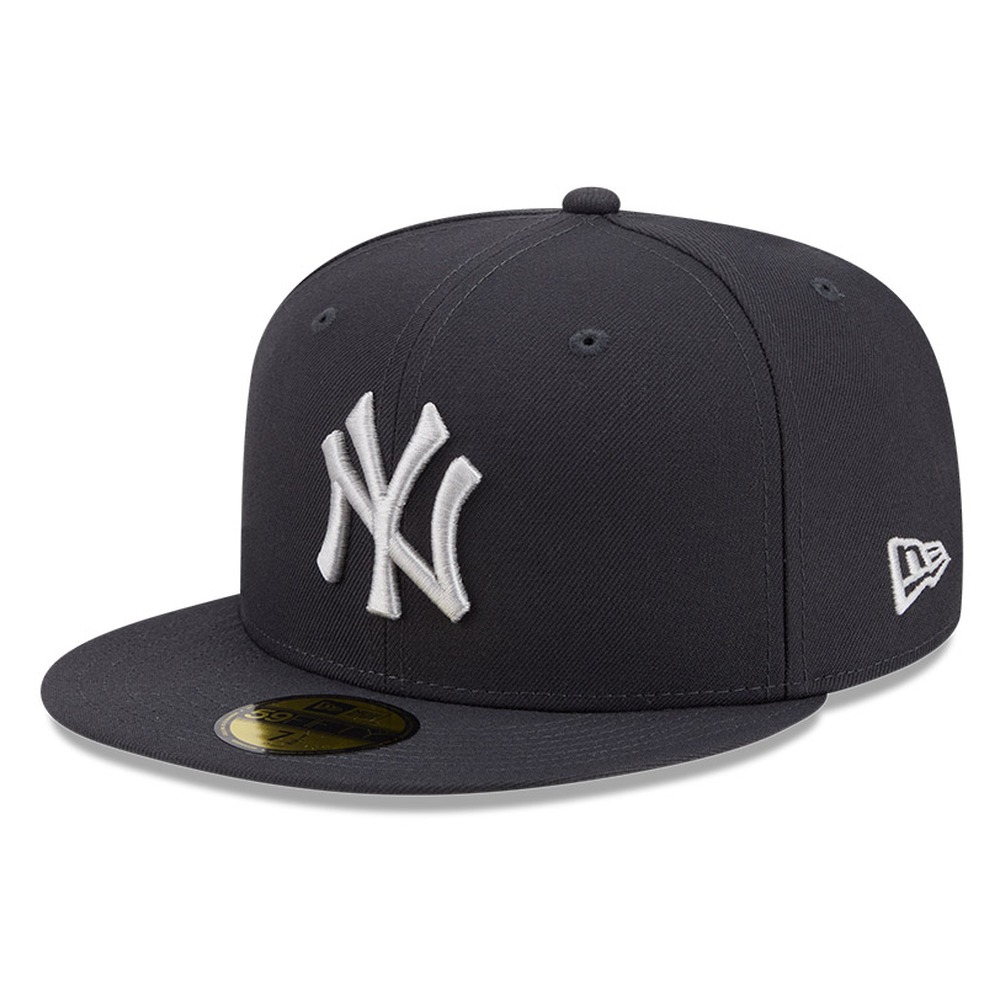 New York Yankees Dark Grey Anthracite Basic Era 59FIFTY Fitted Hat
