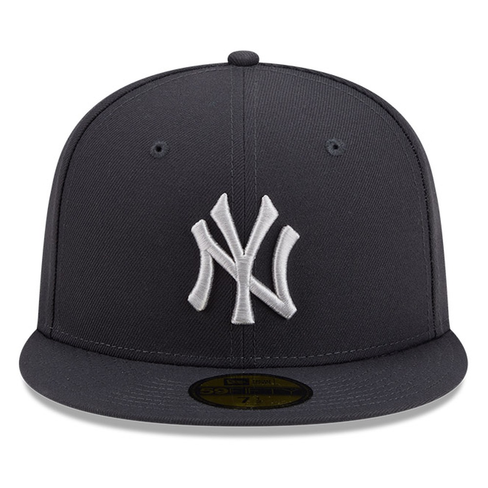 New York Yankees Dark Grey Anthracite Basic Era 59FIFTY Fitted Hat