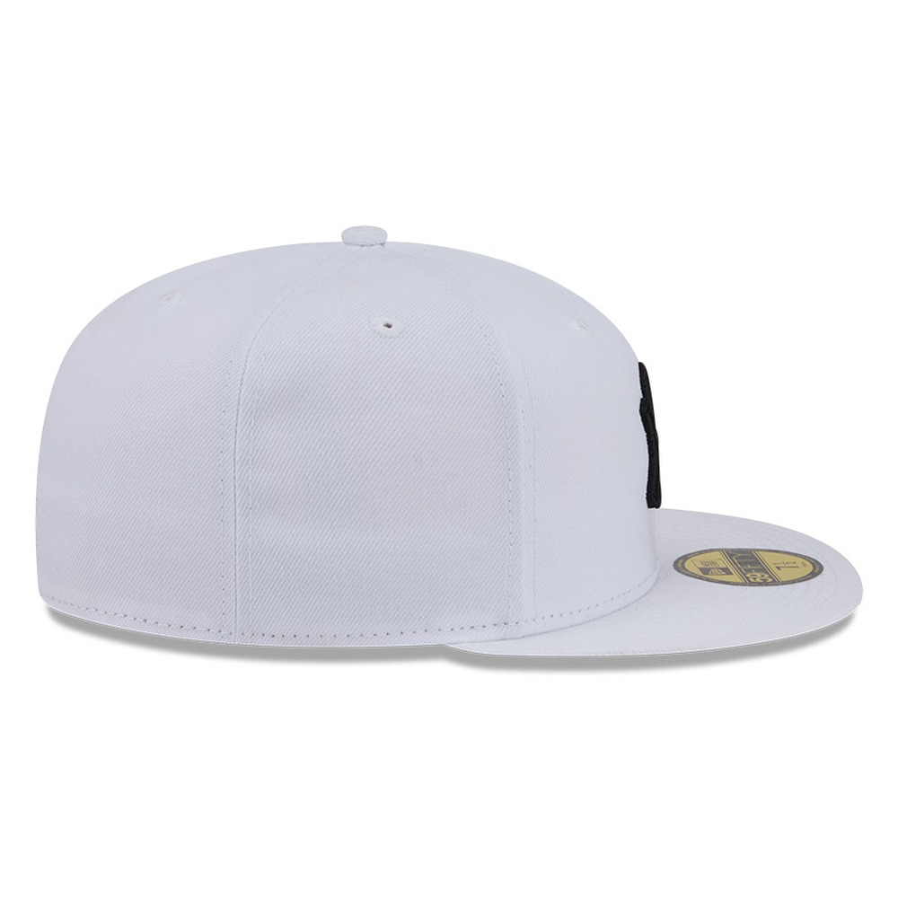 New York Yankees White and Black Basic Era 59FIFTY Fitted Hat
