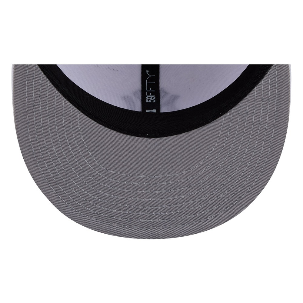 New York Yankees White and Black Basic Era 59FIFTY Fitted Hat