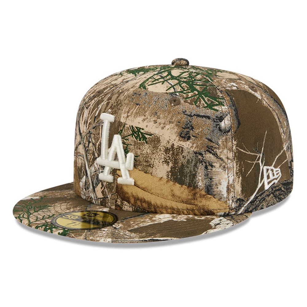 Los Angeles Dodgers Realtree APX Camo Basic New Era 59FIFTY Fitted Hat