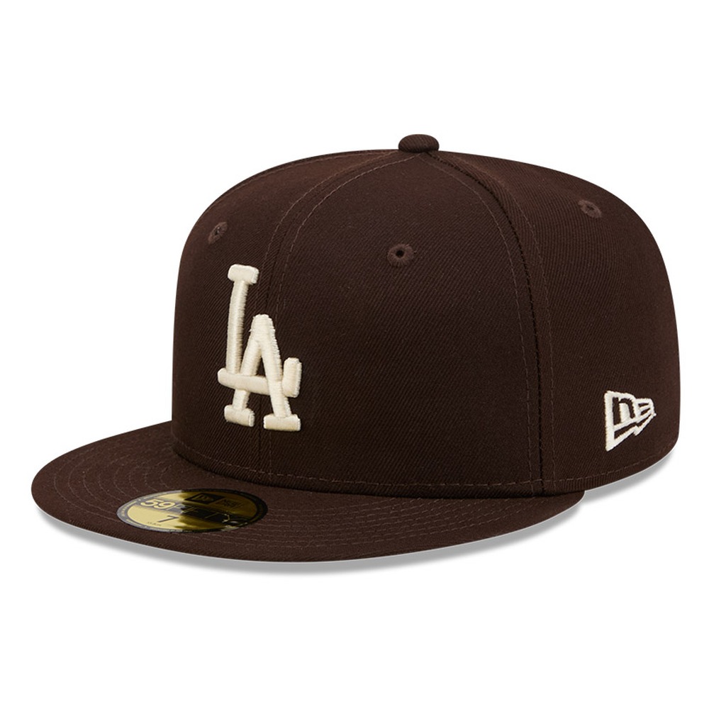 帽子 BOUNTY HUNTER NEWERA 59FIFTY Los Angeles Dodgers Burntwood Brown Basic New Era 59FIFTY Fitted Hat