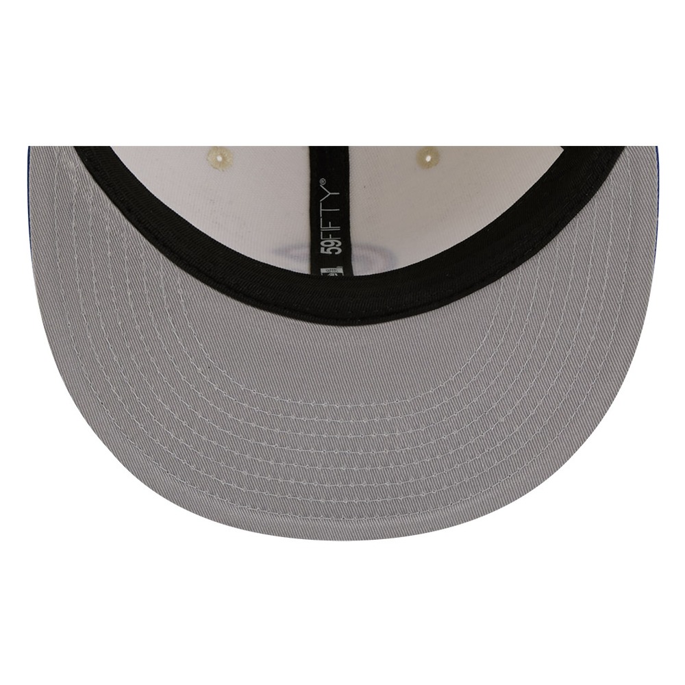 Chicago Cubs Chrome White Two Tone Basic New Era 59FIFTY Fitted Hat
