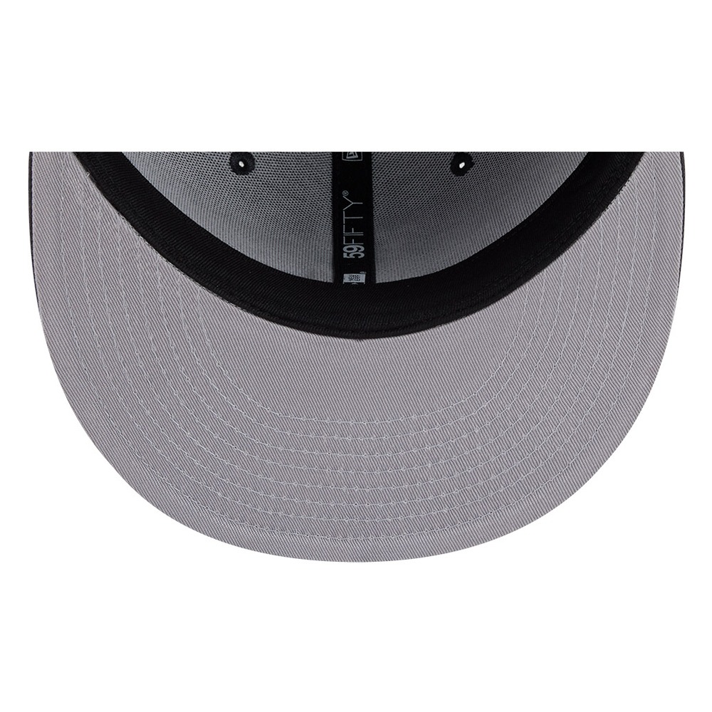 Atlanta Braves Dark Grey Anthracite Basic New Era 59FIFTY Fitted Hat