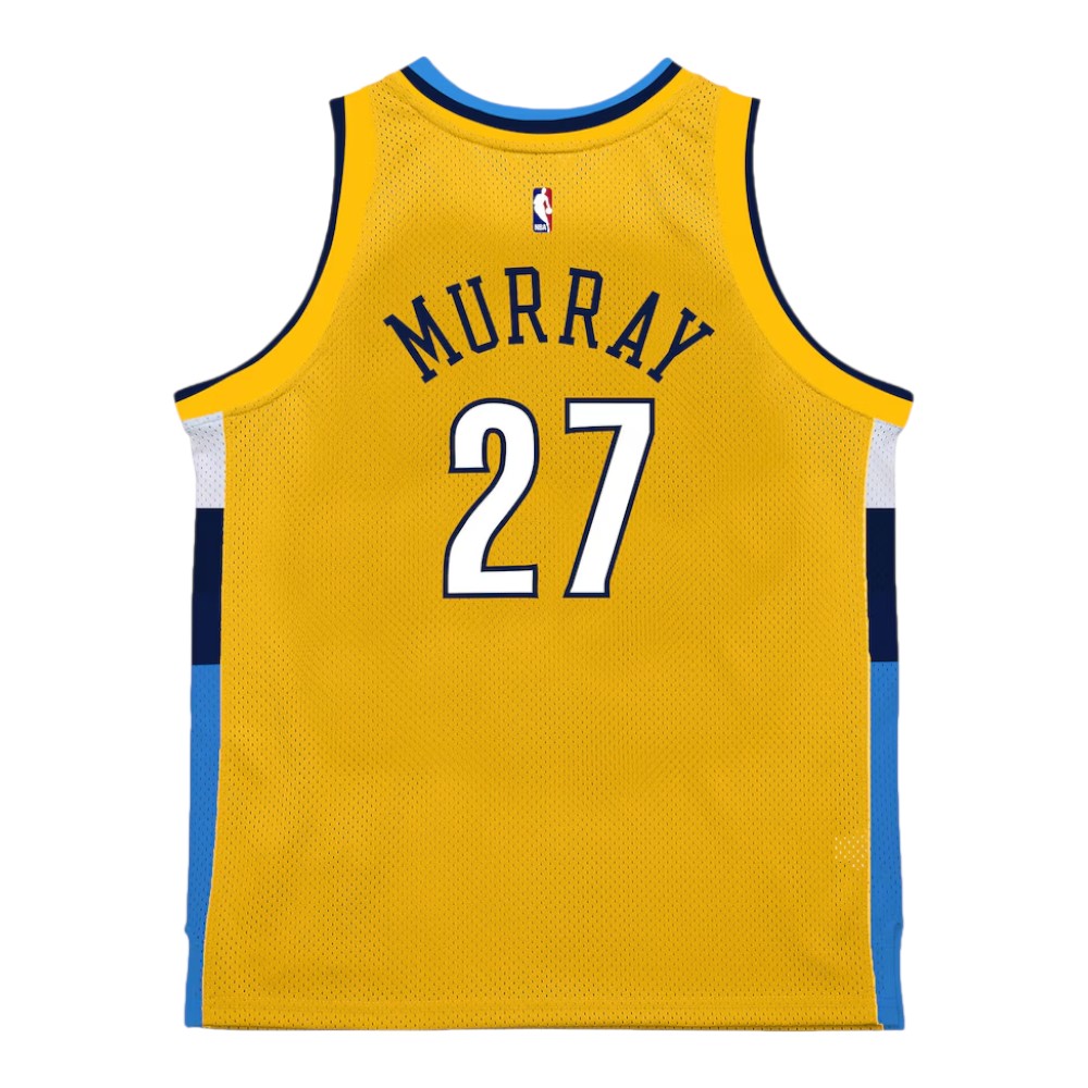 Denver Nuggets Jamal Murray Gold Mitchell & Ness 2017-18 Hardwood Classics Swingman Jersey