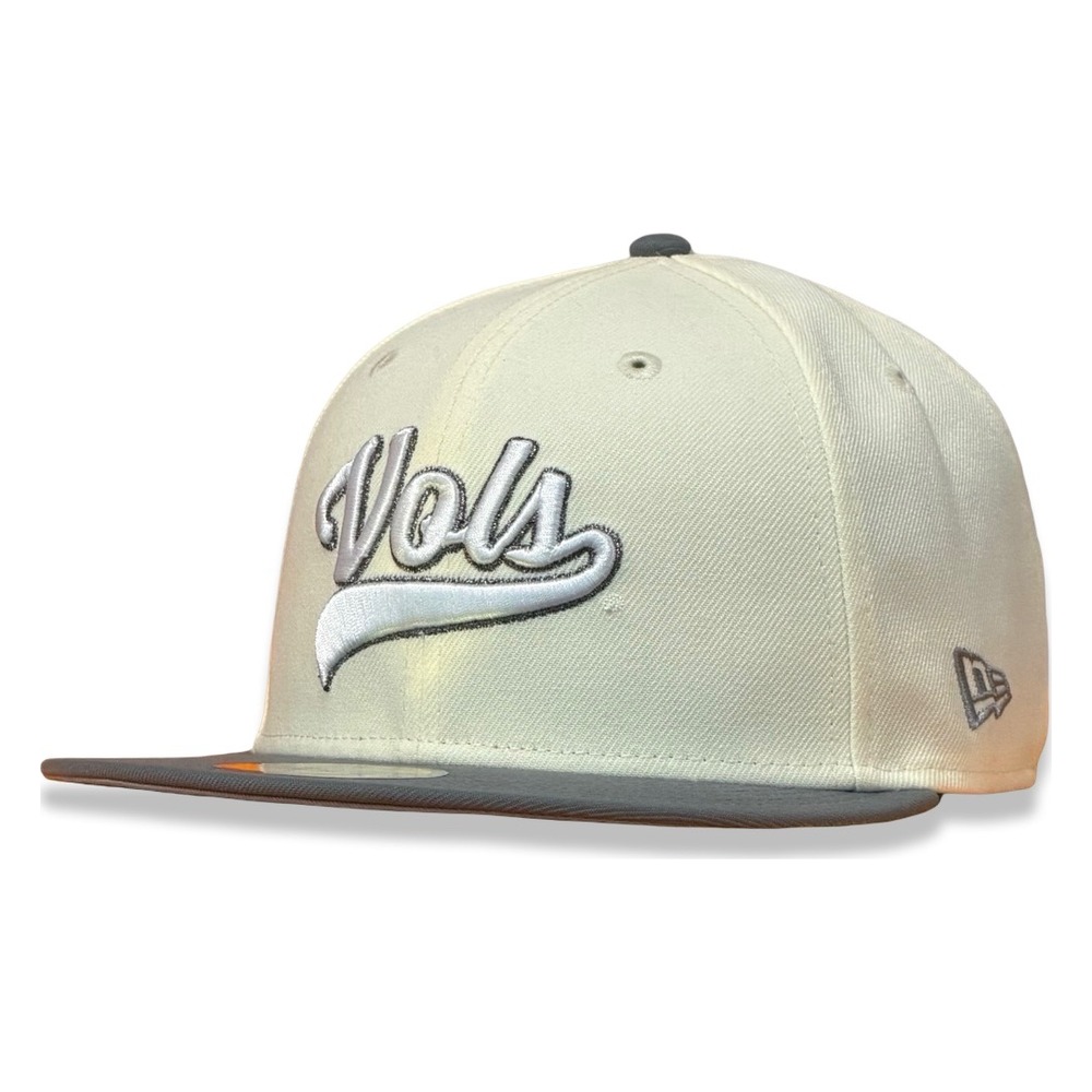 Tennessee Volunteers Chrome and Gray Neyland Stadium Patch New Era 59FIFTY Fitted Hat