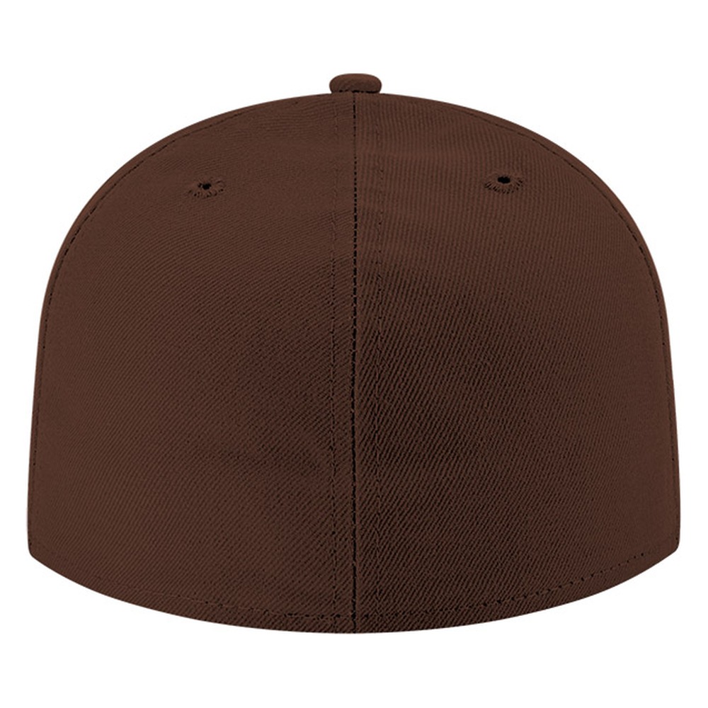 Wyoming Cowboys Brown Josh Allen Jersey Retirement Patch New Era 59FIFTY Fitted Hat