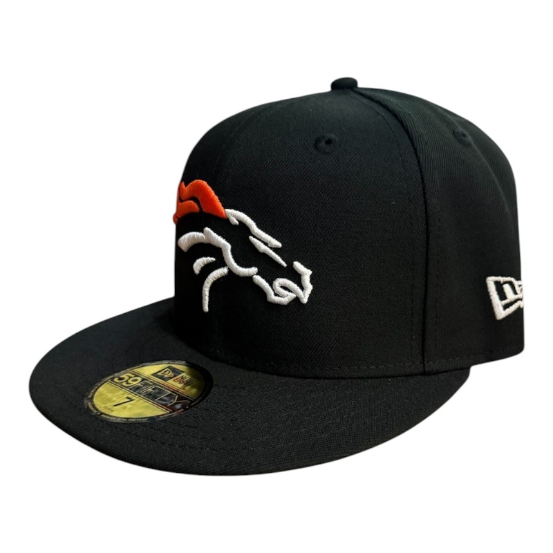 Denver Broncos Black Trace Gray UV New Era 59FIFTY Fitted Hat