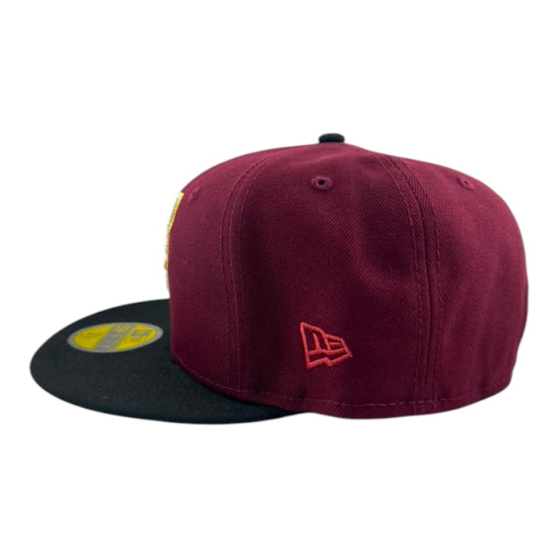 Tomateros de Culiacán Maroon and Black New Era 59FIFTY Fitted Hat