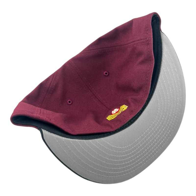 Tomateros de Culiacán Maroon and Black New Era 59FIFTY Fitted Hat