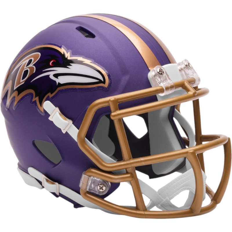 Baltimore Ravens Purple 2026 On-Field Alternate Riddell Speed Mini Helmet