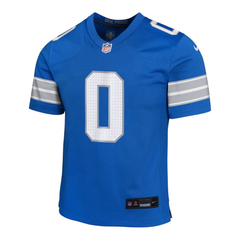 Youth Detroit Lions Jahmyr Gibbs Blue Nike Game Jersey