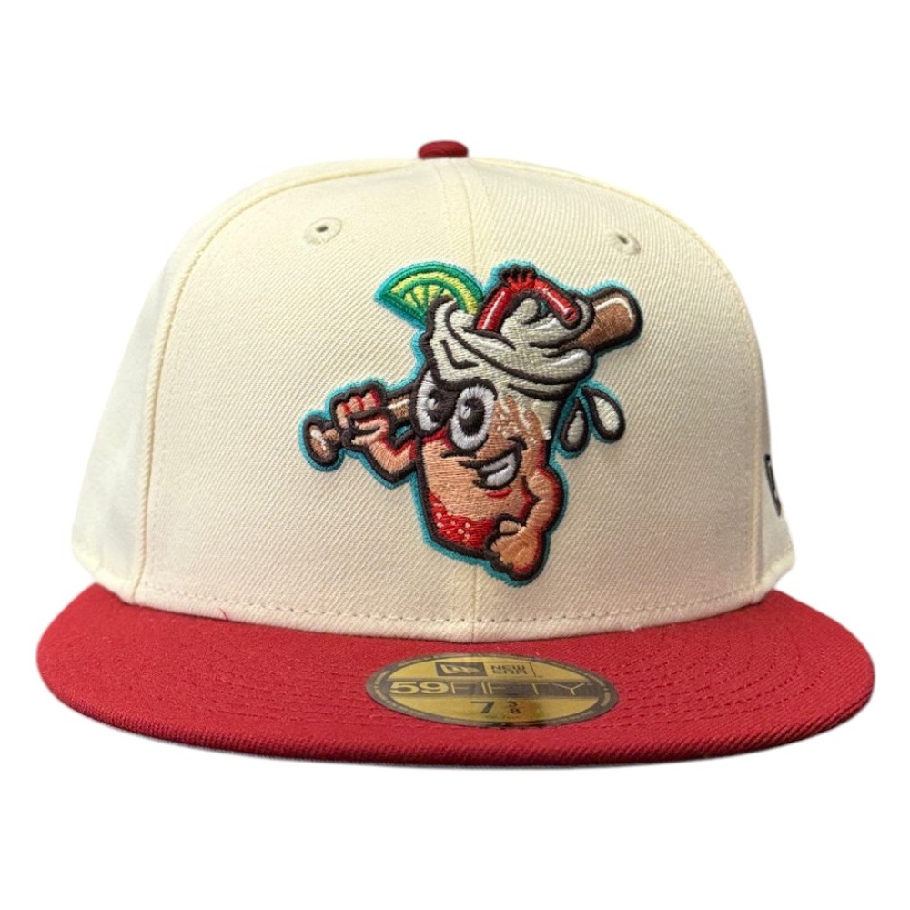 Salt Lake Bees Chrome and Red "Dirty Sodas" Alternate New Era 59FIFTY Fitted Hat