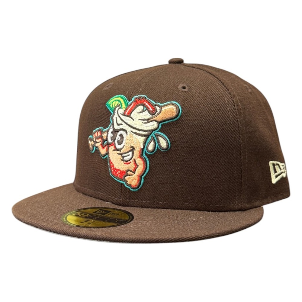 Salt Lake Bees Burnt Wood Brown "Dirty Sodas" Alternate New Era 59FIFTY Fitted Hat