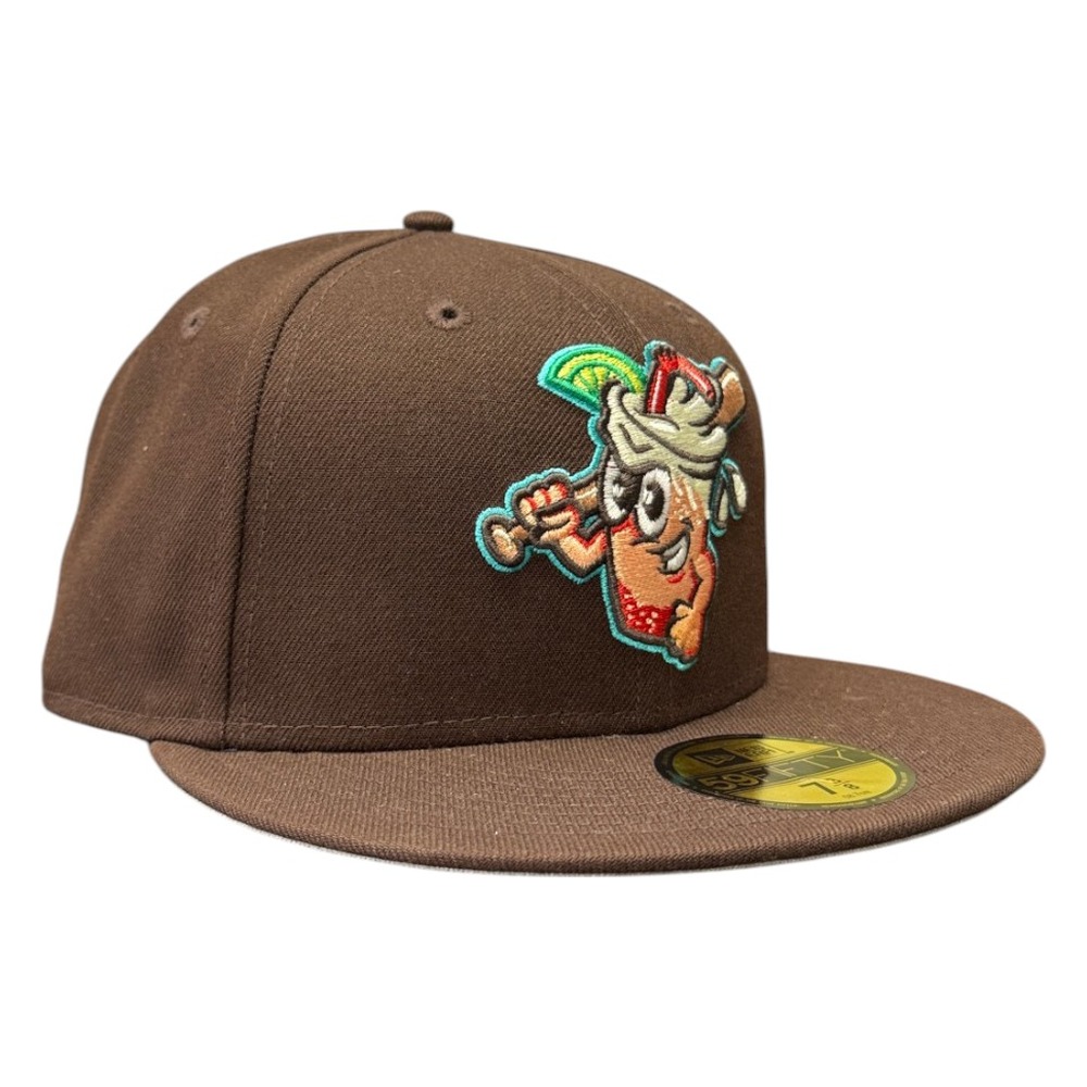 Salt Lake Bees Burnt Wood Brown "Dirty Sodas" Alternate New Era 59FIFTY Fitted Hat