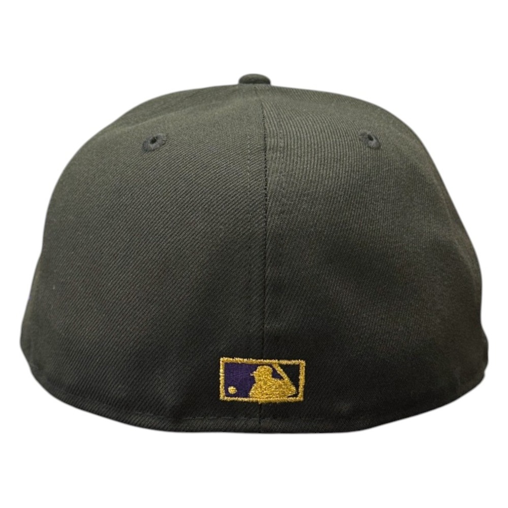 Texas Rangers Black 50th Anniversary Patch New Era 59FIFTY Fitted Hat