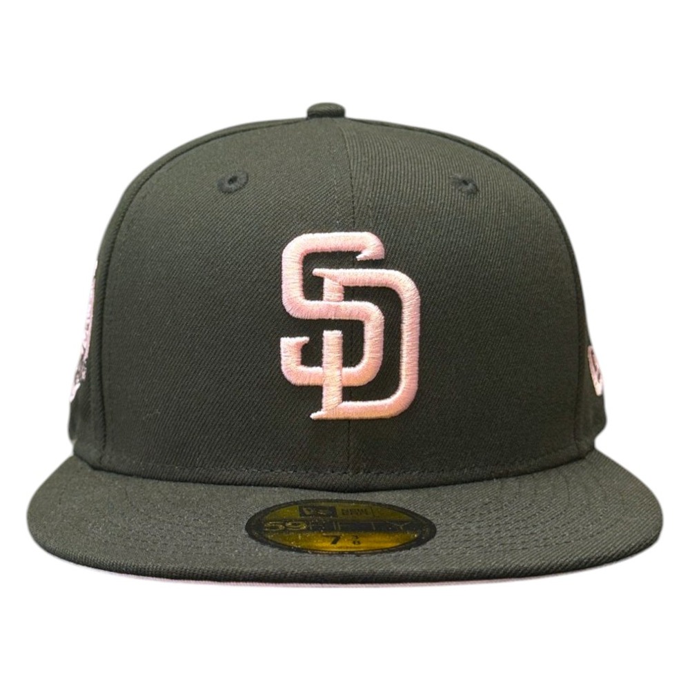 San Diego Padres Black and Pink 40th Anniversary Patch UV New Era 59FIFTY Fitted Hat