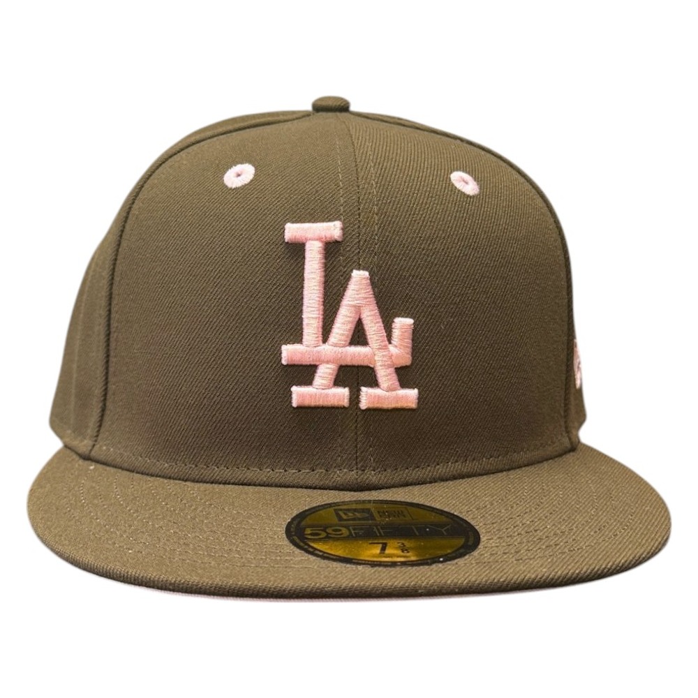 Los Angeles Dodgers Walnut Brown Pink UV New Era 59FIFTY Fitted Hat