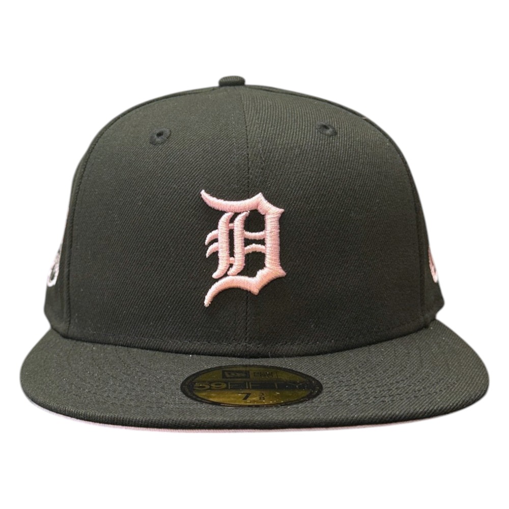 Detroit Tigers Black and Pink Tiger Stadium Patch UV New Era 59FIFTY Fitted Hat