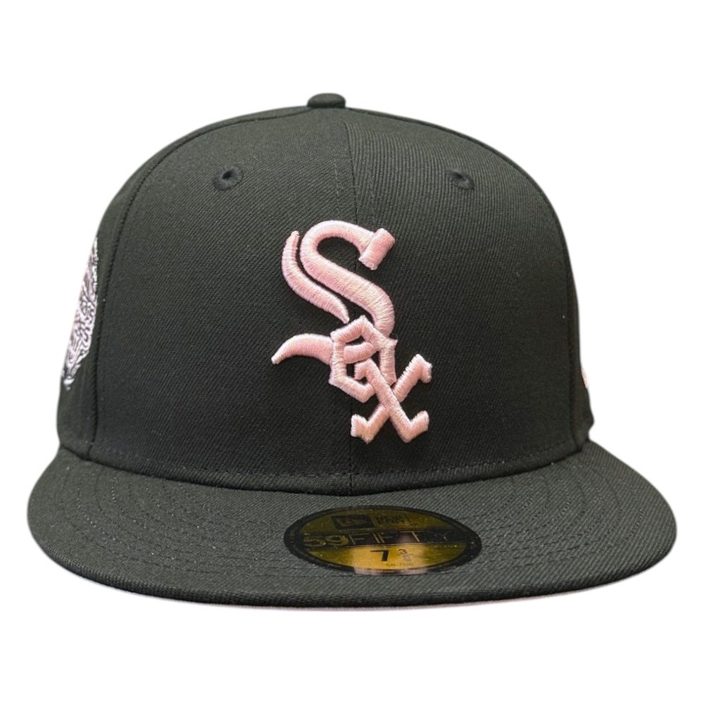 Chicago White Sox Black and Pink 2005 World Series Patch UV New Era 59FIFTY Fitted Hat
