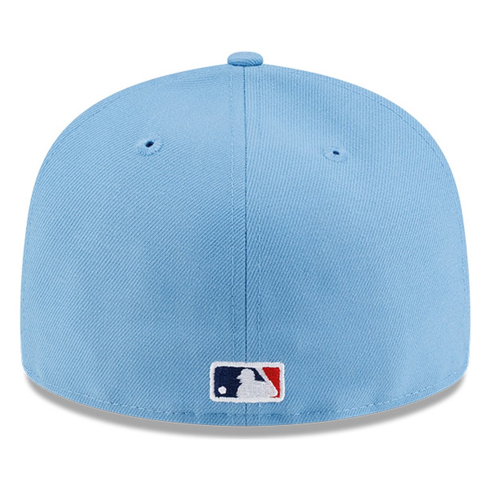 Chicago Cubs Sky Blue USA Logo 250th Anniversary Patch New Era 59FIFTY Fitted Hat