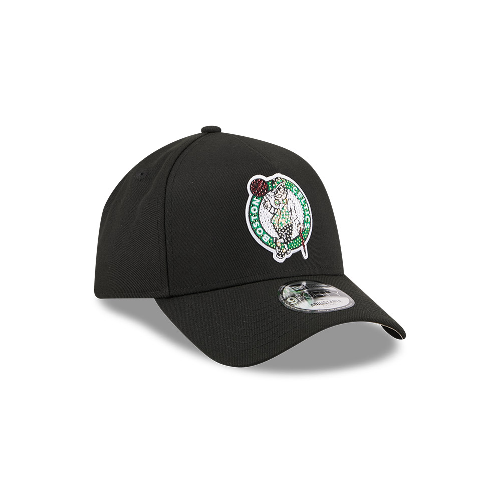 Boston Celtics Black 2026 NBA Draft New Era 9FORTY A-Frame Snapback Hat