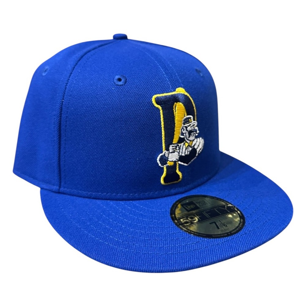 Stockton Ports Royal Blue Throwback Logo MiLB New Era 59FIFTY Fitted Hat