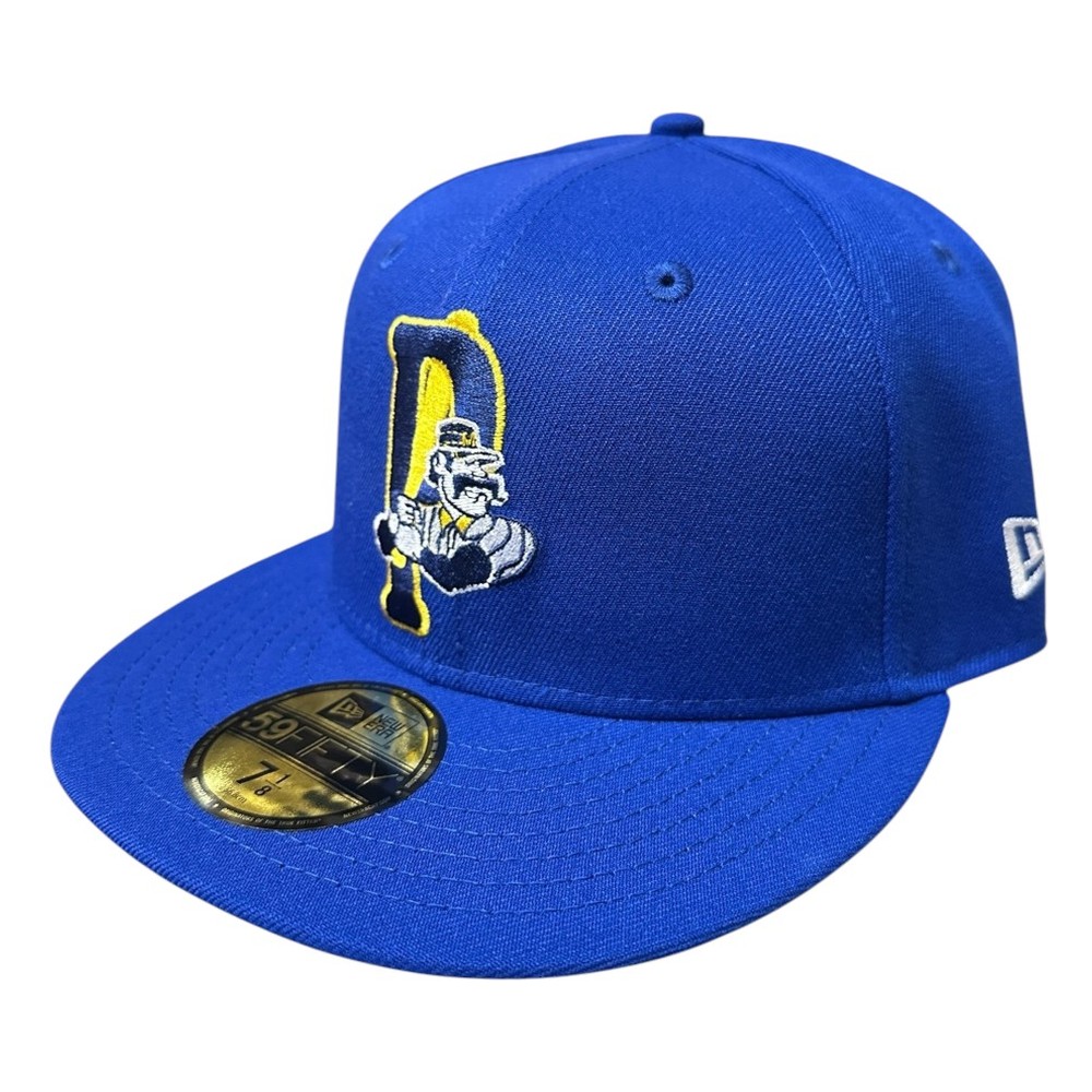 Stockton Ports Royal Blue Throwback Logo MiLB New Era 59FIFTY Fitted Hat