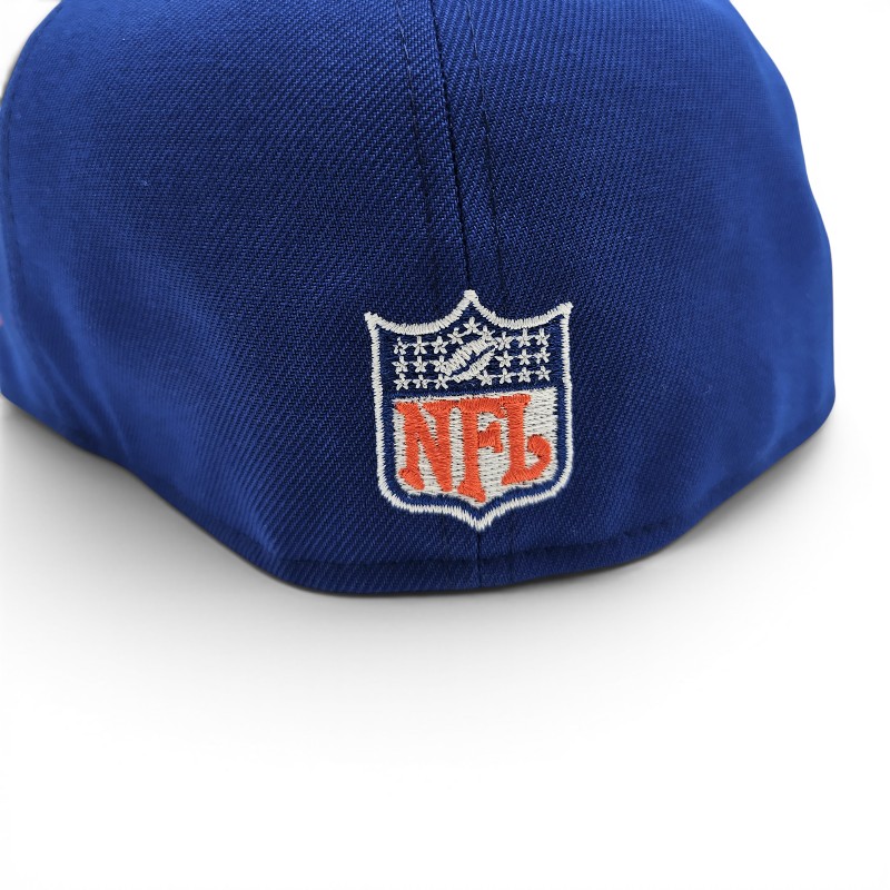 Denver Broncos Majestic Blue Leon the Lab Established 1960 Patch Grey UV New Era 59FIFTY Fitted Hat