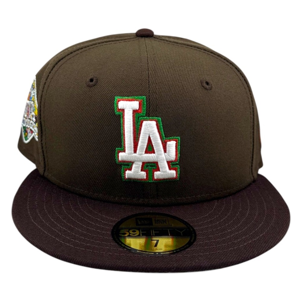 Los Angeles Dodgers Two Tone "Brown Pride" Viva Patch New Era 59FIFTY Fitted Hat