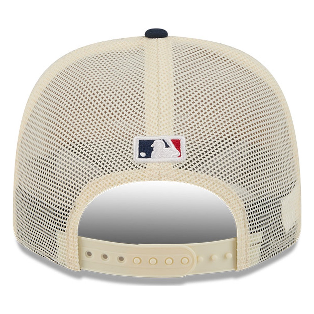 Los Angeles Dodgers 2026 Fourth of July USA 250 Patch New Era 9SEVENTY Trucker Adjustable Snapback Hat