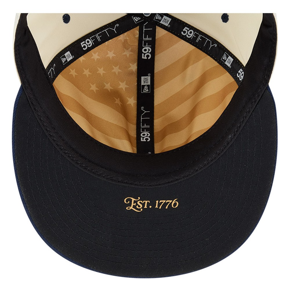 New York Mets 2026 Fourth of July USA 250 Patch Era 59FIFTY Fitted Hat